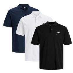 JACK & JONES Infinity Herren Poloshirt Infinity Polo Mehrstückpackung 2er 3er Pack 3er Pack 1 L von JACK & JONES