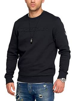 JACK & JONES Infinity Herren Sweatshirt Austin Pullover Sweater (DE/NL/SE/PL, Alphanumerisch, L, Regular, Regular, Tap Shoe / 2) von JACK & JONES