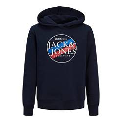 JACK & JONES JUNIOR Jungen JORCODYY Sweat Hood SN JNR Kapuzenpullover, Navy Blazer, 128 von JACK & JONES