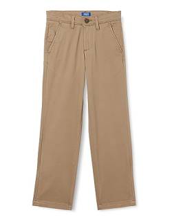 JACK & JONES JUNIOR Jungen JPSTKANE JJBOWIE SA JNR Chino-Hose, Beige, 140 von JACK & JONES