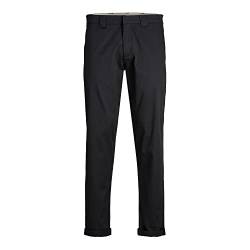 JACK & JONES JUNIOR Jungen JPSTKANE JJPABLO Wide SA NOOS JNR Chino Hose, Black, 128 von JACK & JONES