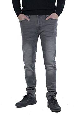 JACK&JONES Jeans Intelligence Mens Grey Denim Skinny von JACK&JONES