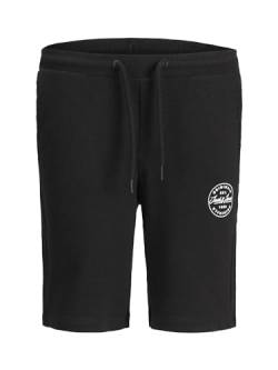 JACK & JONES Jungen Jji Shark Jjsweat Viy Jr Noos L ssige Shorts, Schwarz, 176 EU von JACK & JONES