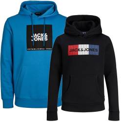 JACK & JONES Junior Kinder Jungen Kapuzenpullover Kids Hoodie Sweatshirt Sweat Shirt Hood(Paket #10, Gr. 176) von JACK & JONES