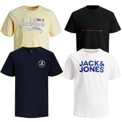JACK & JONES Junior Kinder Jungen Kapuzenpullover Kids Hoodie Sweatshirt Sweat Shirt Hood(Paket @104, Gr. 152) von JACK & JONES