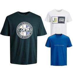 JACK & JONES Junior Kinder Jungen T-Shirt Kids Hoodie Sweatshirt Sweat Shirt Hood T 3er 4er 6er (3er Paket #02, Gr. 164) von JACK & JONES