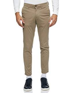 JACK & JONES Male Chino Hose Slim Fit Chino Hose, Farbe:Beige, Jeans/Hosen Neu:33W / 32L von JACK & JONES