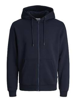 JACK & JONES Male Kapuzenpullover mit Reißverschluss Einfarbig Kapuzenpullover mit Reißverschluss von JACK & JONES