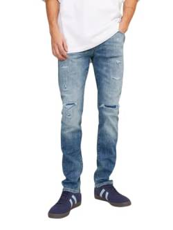 JACK & JONES Male Slim Fit Jeans JJIGLENN JJBLAIR GE 702 SN Slim Fit Jeans von JACK & JONES