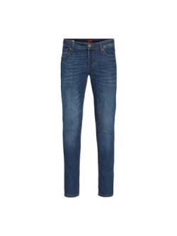 JACK & JONES Male Slim Fit Jeans JJIGLENN JJORIGINAL, Farbe:Dunkelblau, Jeans/Hosen Neu:32W / 36L von JACK & JONES