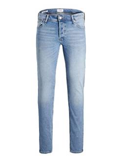 JACK & JONES Male Slim Fit Jeans JJIGLENN JJORIGINAL, Farbe:Hellblau, Jeans/Hosen Neu:32W / 34L von JACK & JONES