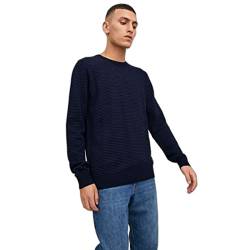 JACK & JONES Male Strickpullover mit Rundhals Einfarbig Strickpullover mit Rundhals von JACK & JONES