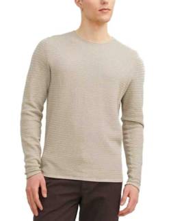 JACK & JONES Male Strickpullover mit Rundhals Einfarbig Strickpullover mit Rundhals von JACK & JONES