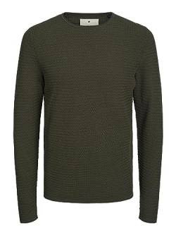 JACK & JONES Male Strickpullover mit Rundhals Einfarbig Strickpullover mit Rundhals von JACK & JONES