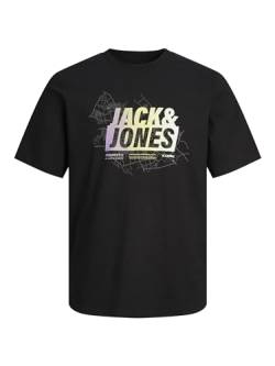 JACK & JONES Male T-Shirt Gedruckt Rundhals T-Shirt von JACK & JONES