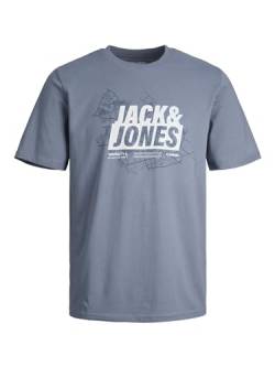 JACK & JONES Male T-Shirt Gedruckt Rundhals T-Shirt von JACK & JONES