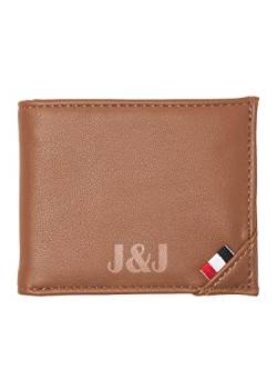 JACK & JONES Men's JACJOSE Wallet Geldbörse, Cognac/Detail:with Flag von JACK & JONES