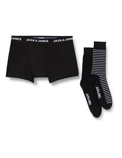 JACK&JONES Men's JACMARTY GIFTBOX Boxershorts & Socken, Black/Pack:Black-Black, XXL von JACK & JONES