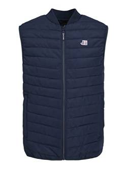 JACK & JONES Men's JCOLOGAN Bodywarmer Collar Weste, Navy Blazer, S von JACK & JONES