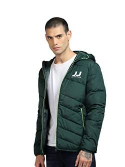 JACK&JONES Men's JJBOBBY Puffer Quilted Jacket, Pine Grove, L von JACK & JONES