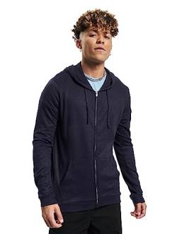 JACK & JONES Men's JPRBLALANCE Knit Hood Cardigan Strickpullover, Maritime Blue, L von JACK & JONES