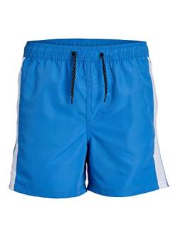 JACK & JONES Men's JPSTFIJI JJSWIM Tape Badeshorts, Super Sonic, M von JACK & JONES