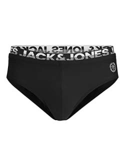 JACK & JONES Men's JPSTIBIZA Swim Trunks DB Badeshorts, Black, S von JACK & JONES