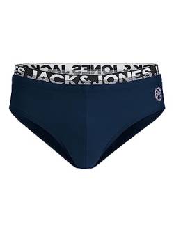 JACK & JONES Men's JPSTIBIZA Swim Trunks DB Badeshorts, Navy Blazer, M von JACK & JONES