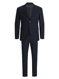 JACK&JONES PLUS Men's JPRFRANCO Suit PS Anzug, Dark Navy, 62 von JACK & JONES