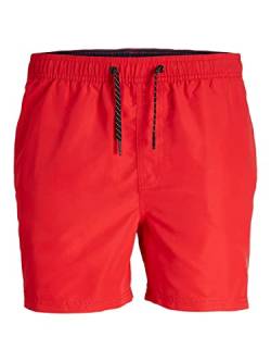 JACK & JONES PLUS Men's JPSTFIJI JJSWIM SOLID SN PS Badeshorts, Chinese Red, 44 von JACK & JONES