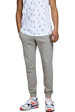 JACK&JONES Pants Studio Mens Light Grey Melange Track Pants von JACK & JONES