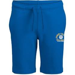 JACK & JONES Shorts Kurze Sweat Pants Jogginghose Jogger Training Trousers Freizeit JPSTLOGO, Farben:Blau-2,Größe Kinder:152 von JACK & JONES
