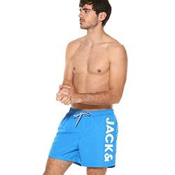 JACK & JONES Swim Shorts Bermuda Herren Badehose, Farbe:Blau (French Blue), Größe:S von JACK & JONES