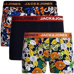 JACK & JONES Trunks 3er Pack Boxershorts Boxer Short Unterhose Mehrpack bj.s58 (M, 3er @36) von JACK & JONES