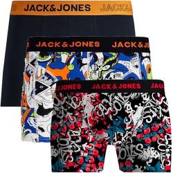 JACK & JONES Trunks 3er Pack Boxershorts Boxer Short Unterhose Mehrpack bj.s58 (XL, 3er @33) von JACK & JONES