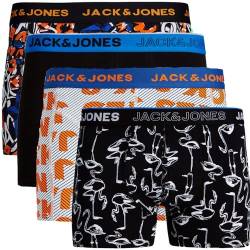 JACK & JONES Trunks 4er Pack Boxershorts Boxer Short Unterhose rbz.43 (S, 26) von JACK & JONES