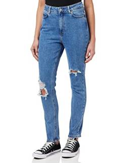 JACK&JONES Women's JXBERLIN Slim HW CCE2003 B SN Hose, Medium Blue Denim, 30/30 von JACK & JONES