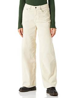 JACK&JONES Women's JXGELLY Wide Cord HW Pant SN Hose, Bone White, 28/32 von JACK & JONES