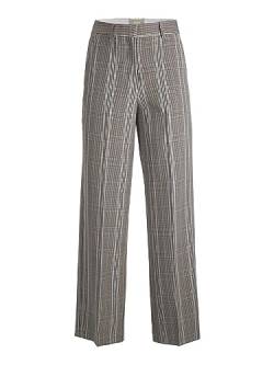 JACK & JONES Women's JXMARY HW Pant PNT NOOS Chino Hose, Oatmeal/Checks:Check, 30/30 von JACK & JONES