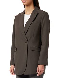 JACK & JONES Women's JXMARY NOOS WVN Blazer, Mulch, M von JACK & JONES