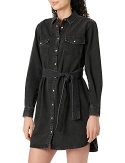 JACK&JONES Women's JXTHALIA Regular Dress AKM5 Kleid, Black Denim, S von JACK & JONES