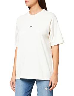 JJXX Damen JJXX JXCAROLINE SS LOOSE TIME TEE NOOS T-Shirt, Snow White/Detail:BLACK EMB, L von JACK & JONES