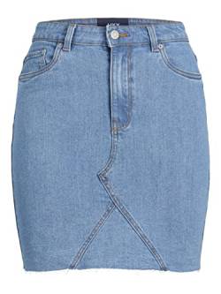 JJXX Damen JXHAZEL Short Skirt HW RH AKM LN Rock, Light Blue Denim/Detail:AKM3, S von JACK & JONES