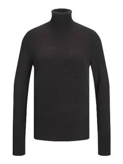 JJXX Damen Jjxx Jxava Soft Roll Neck Knit Noos Pullover, Schwarz, L EU von JACK & JONES