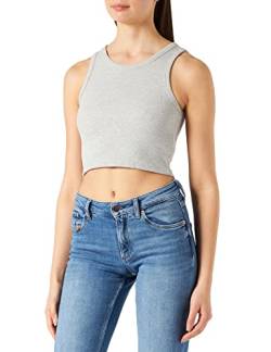 JJXX Damen Jjxx Jxfallon Sl Rib Tank Top Noos T Shirt, Light Grey Melange, XL EU von JACK & JONES