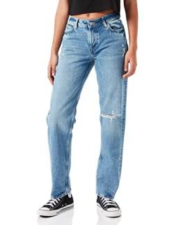 JJXX Damen Jjxx Jxseoul Straight Mw Cr3008 Noos Jeans, Light Blue Denim, 24W / 30L EU von JACK & JONES