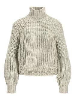 JJXX Damen Jxkelvy Chunky High Neck Knit Sn Strickpullover, Bone White, S EU von JACK & JONES