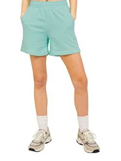 JJXX Women's JXALFA HW REG SWT SN Shorts, Aruba Blue, M von JACK & JONES