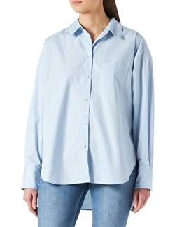 JJXX Women's JXJAMIE LS Relaxed POPLIN Shirt NOOS Blouse, Cashmere Blue, S von JACK & JONES