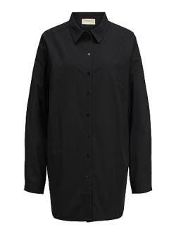 JJXX Women's JXMISSION LS Oversize Shirt NOOS Bluse, Black, S von JACK & JONES